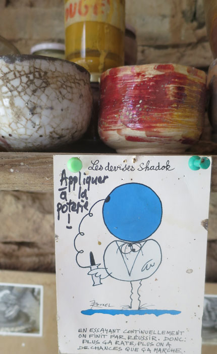 Dans l'atelier